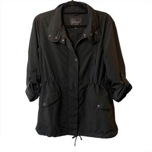 Sanctuary Black Utility Jacket Anorak Size Small